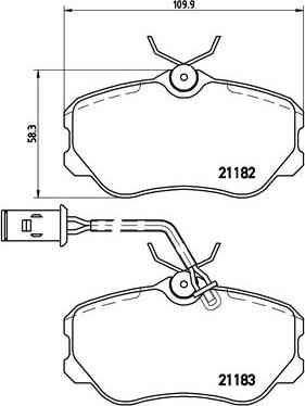 Brembo P 23 047 - Тормозные колодки, дисковые, комплект autospares.lv