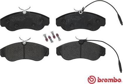 Brembo P 23 069 - Тормозные колодки, дисковые, комплект autospares.lv