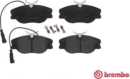 Brembo P 23 066 - Тормозные колодки, дисковые, комплект autospares.lv