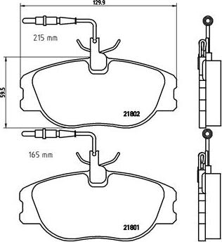 Brembo P 23 061 - Тормозные колодки, дисковые, комплект autospares.lv