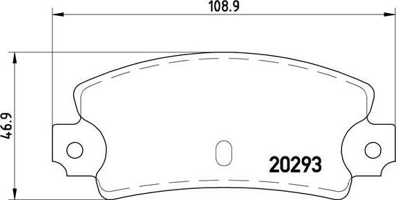 Brembo P 23 008 - Тормозные колодки, дисковые, комплект autospares.lv