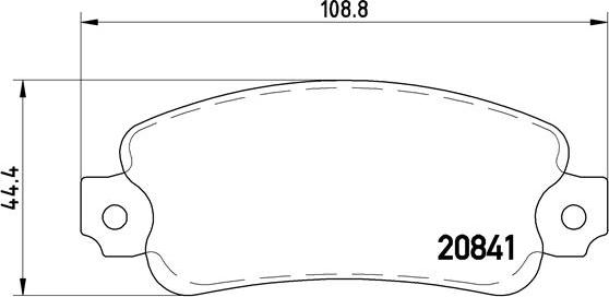 Brembo P 23 014 - Тормозные колодки, дисковые, комплект autospares.lv