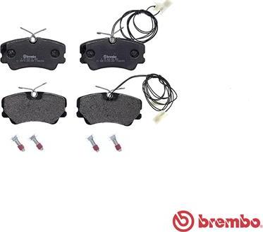 Brembo P 23 035 - Тормозные колодки, дисковые, комплект autospares.lv