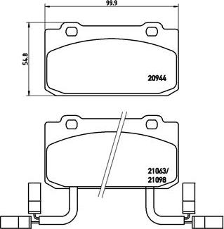 Valeo 168368 - Тормозные колодки, дисковые, комплект autospares.lv