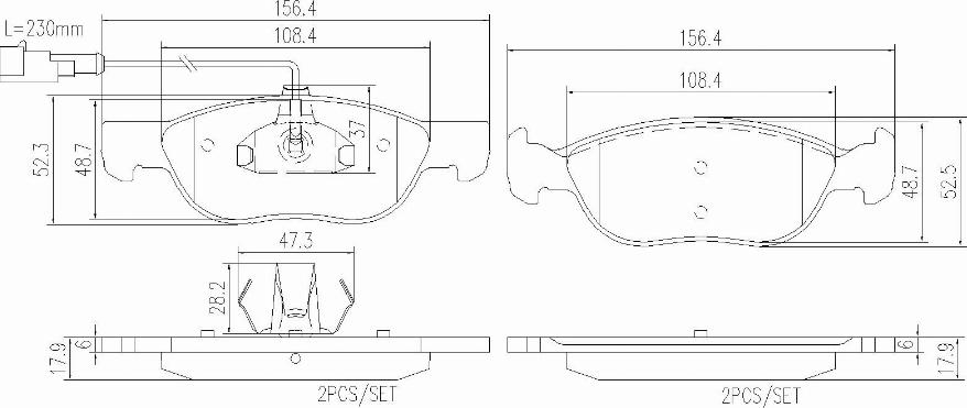 Brembo P23071N - Тормозные колодки, дисковые, комплект autospares.lv