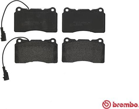 Brembo P 23 078 - Тормозные колодки, дисковые, комплект autospares.lv