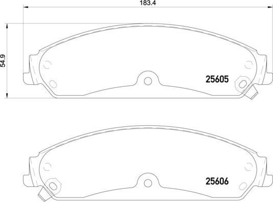 Brembo P 23 149 - Тормозные колодки, дисковые, комплект autospares.lv