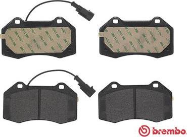 Brembo P 23 162 - Тормозные колодки, дисковые, комплект autospares.lv