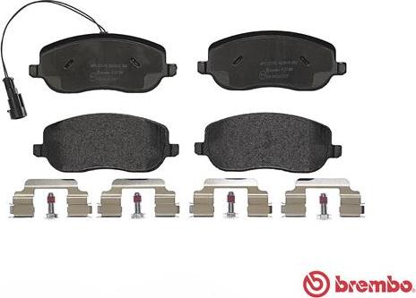 Brembo P 23 100 - Тормозные колодки, дисковые, комплект autospares.lv