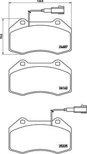 Brembo P 23 139 - Тормозные колодки, дисковые, комплект autospares.lv