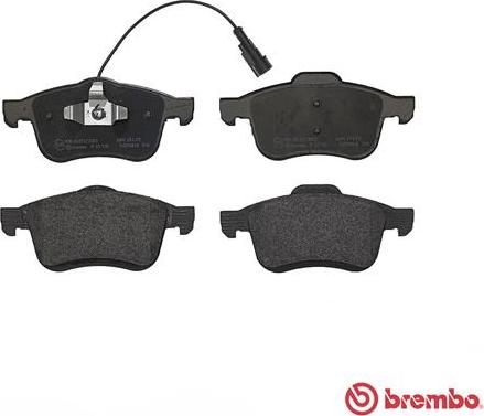 Brembo P 23 130 - Тормозные колодки, дисковые, комплект autospares.lv