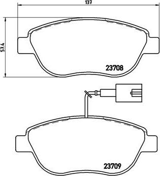 Comline CBP11038WL2 - Тормозные колодки, дисковые, комплект autospares.lv