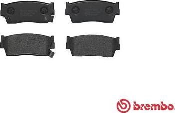 Brembo P 79 006 - Тормозные колодки, дисковые, комплект autospares.lv