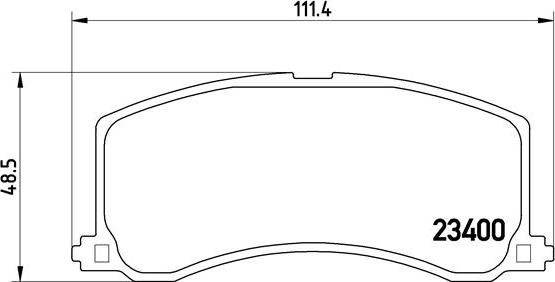 Brembo P 79 010 - Тормозные колодки, дисковые, комплект autospares.lv