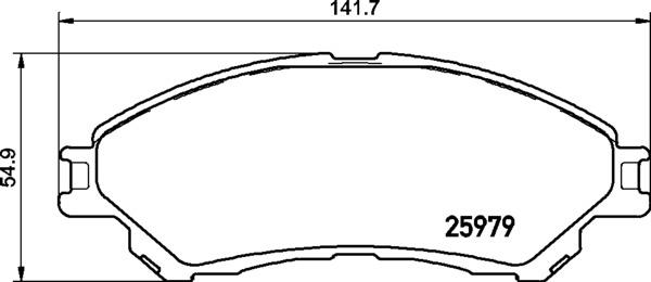 Brembo P 79 032 - Тормозные колодки, дисковые, комплект autospares.lv