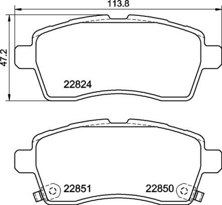 Brembo P 79 037 - Тормозные колодки, дисковые, комплект autospares.lv