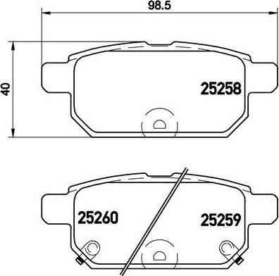 Brembo P 79 029 - Тормозные колодки, дисковые, комплект autospares.lv