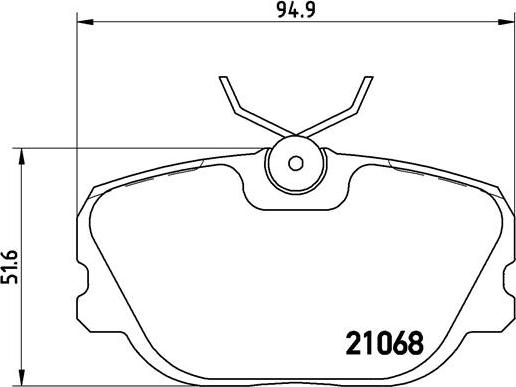 Brembo P 71 004 - Тормозные колодки, дисковые, комплект autospares.lv