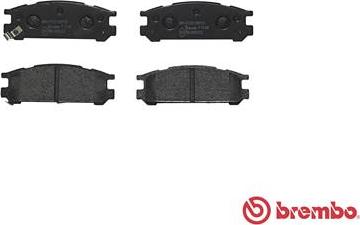 Brembo P 78 005 - Тормозные колодки, дисковые, комплект autospares.lv