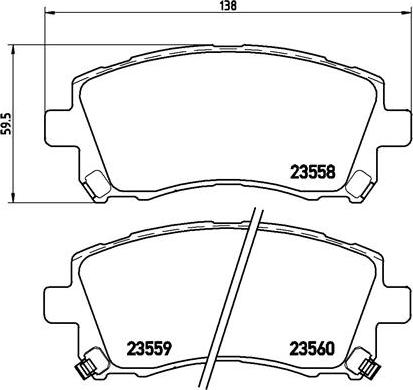 Brembo P 78 010 - Тормозные колодки, дисковые, комплект autospares.lv