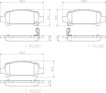 Brembo P78011N - Тормозные колодки, дисковые, комплект autospares.lv