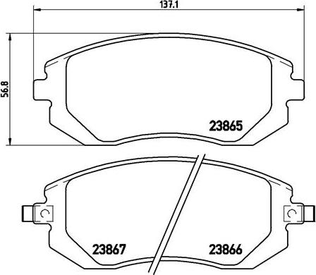 Brembo P 78 013X - Тормозные колодки, дисковые, комплект autospares.lv