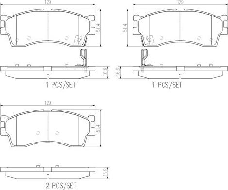 Brembo P78030N - Тормозные колодки, дисковые, комплект autospares.lv