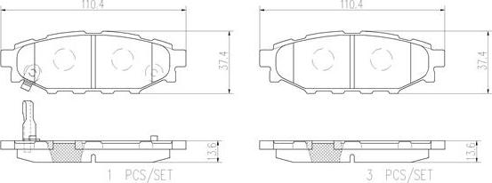 Brembo P78020N - Тормозные колодки, дисковые, комплект autospares.lv