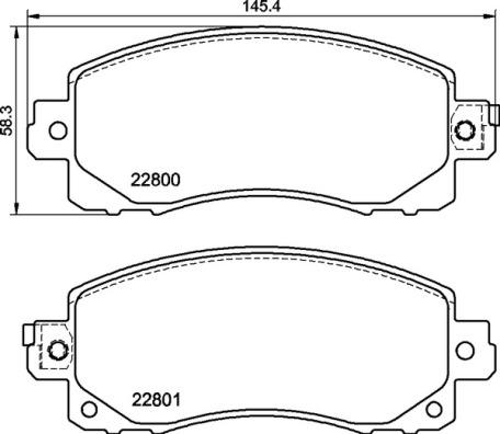 Brembo P 78 028 - Тормозные колодки, дисковые, комплект autospares.lv