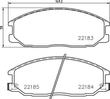 Brembo P 77 002 - Тормозные колодки, дисковые, комплект autospares.lv