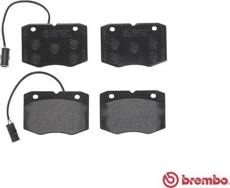 Brembo P A6 014 - Тормозные колодки, дисковые, комплект autospares.lv