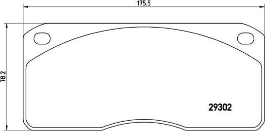 Brembo P A6 011 - Тормозные колодки, дисковые, комплект autospares.lv