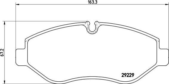 Brembo P A6 026 - Тормозные колодки, дисковые, комплект autospares.lv