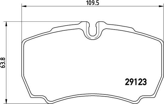 Brembo P A6 023 - Тормозные колодки, дисковые, комплект autospares.lv