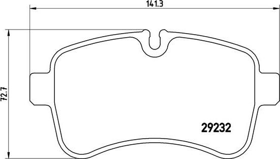 Brembo P A6 027 - Тормозные колодки, дисковые, комплект autospares.lv