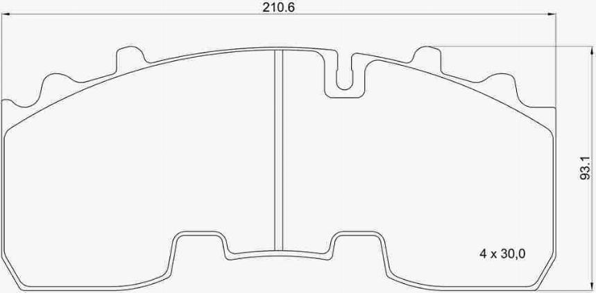 Brembo P A1 102 - Тормозные колодки, дисковые, комплект autospares.lv