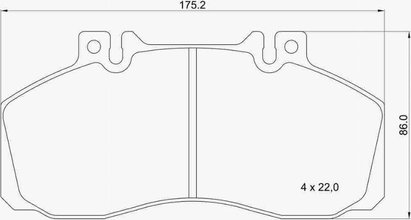 Brembo P B4 007 - Тормозные колодки, дисковые, комплект autospares.lv