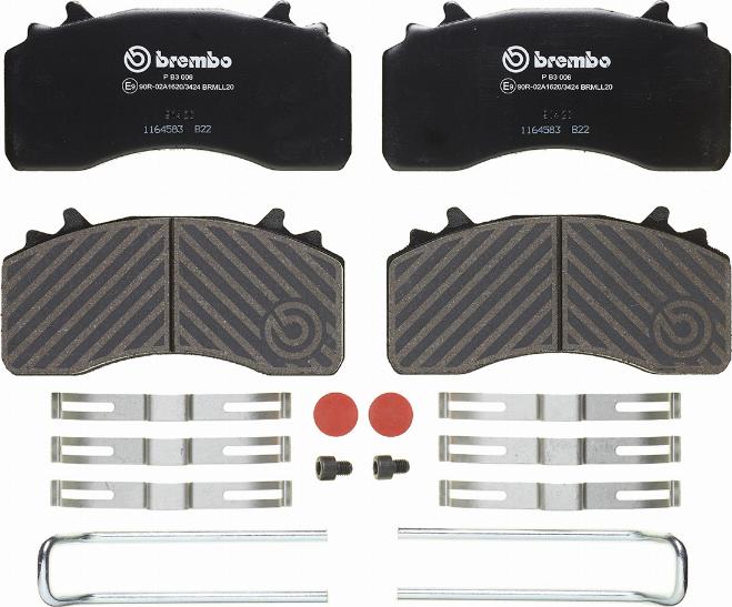 Brembo P B3 006 - Тормозные колодки, дисковые, комплект autospares.lv