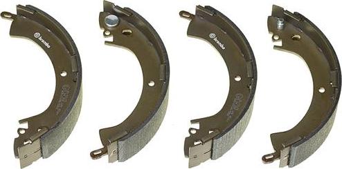 Brembo S 54 506 - Комплект тормозных колодок, барабанные autospares.lv