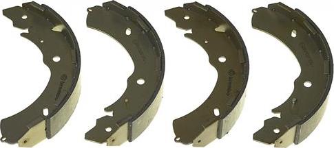 Brembo S 54 523 - Комплект тормозных колодок, барабанные autospares.lv