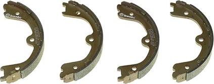 Brembo S 56 546 - Комплект тормозов, ручник, парковка autospares.lv