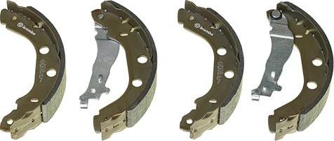 Brembo S 56 509 - Комплект тормозных колодок, барабанные autospares.lv