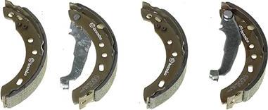 Brembo S 56 507 - Комплект тормозных колодок, барабанные autospares.lv