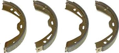 Brembo S 65 504 - Комплект тормозов, ручник, парковка autospares.lv