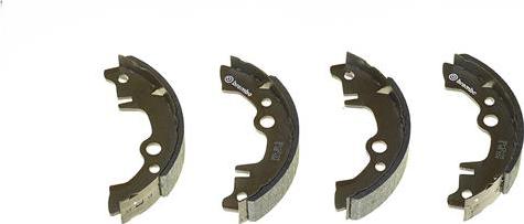 Brembo S 68 504 - Комплект тормозных колодок, барабанные autospares.lv