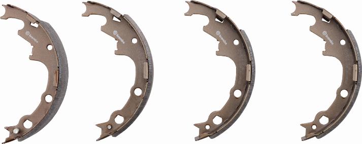 Brembo S11509N - Комплект тормозных колодок, барабанные autospares.lv