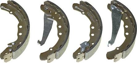 Brembo S 85 514 - Комплект тормозных колодок, барабанные autospares.lv