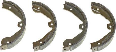 Brembo S 85 536 - Комплект тормозов, ручник, парковка autospares.lv