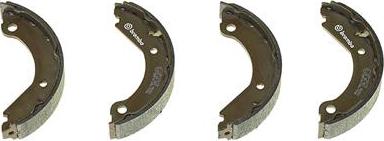 Brembo S 86 501 - Комплект тормозов, ручник, парковка autospares.lv