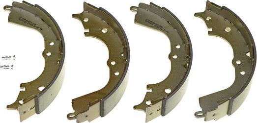 Brembo S 83 537 - Комплект тормозных колодок, барабанные autospares.lv